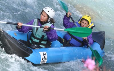 colos sportive rafting canoe dans les alpes