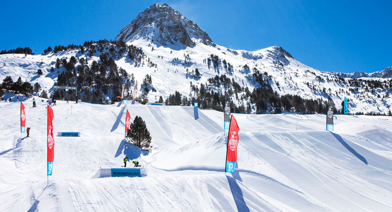 ski ou snowboard grandvalira andorre