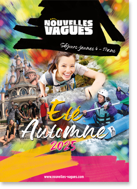 Couv 2025 catalogue colonies de vacances été automne nouvelles vagues